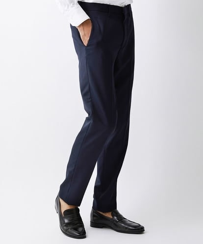 MNLAV83250 MICHEL KLEIN HOMME フォーマルネイビースラックスパンツ