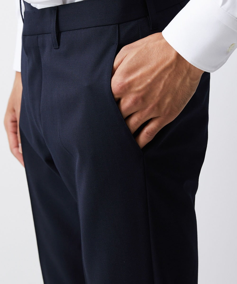 MNLAV83250 MICHEL KLEIN HOMME(ミッシェルクラン オム) フォーマルネイビースラックスパンツ ネイビー(57)