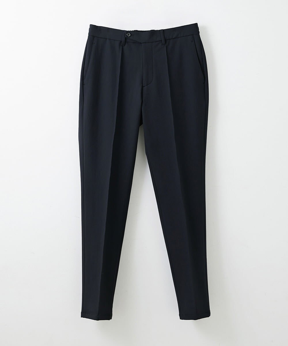 MNLAV85270 MICHEL KLEIN HOMME(ミッシェルクラン オム) ウォーターテックストレッチスラックスパンツ ブラック(94)