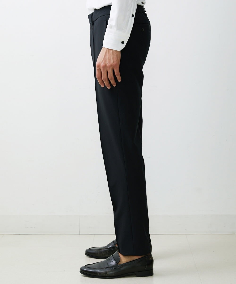 MNLAV85270 MICHEL KLEIN HOMME(ミッシェルクラン オム) ウォーターテックストレッチスラックスパンツ ブラック(94)