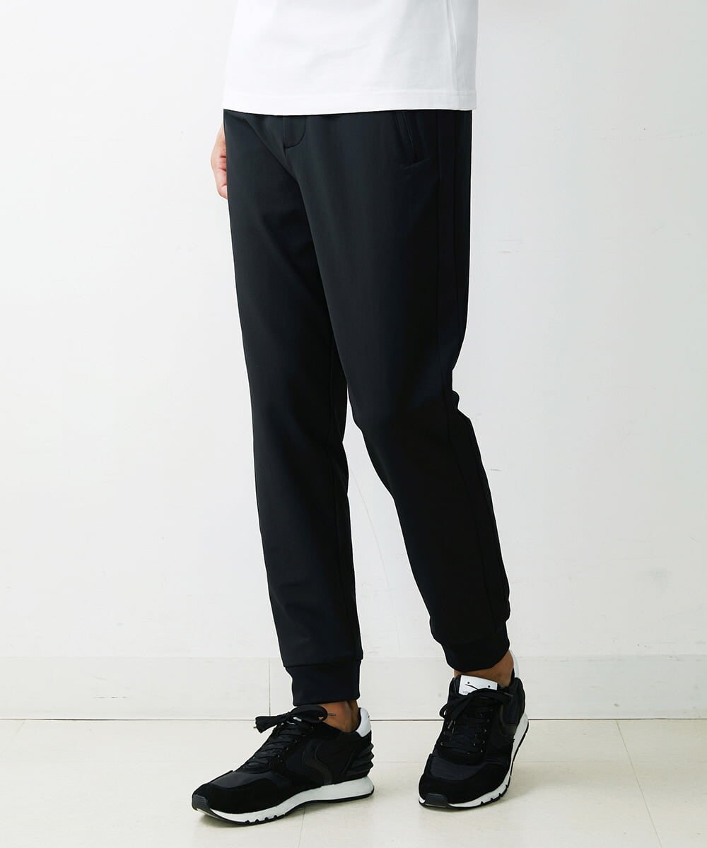 MNLAV86270 MICHEL KLEIN HOMME(ミッシェルクラン オム) ウォーターテックリラックスパンツ ブラック(94)