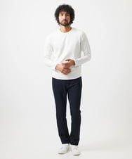 MNLCC55230 MICHEL KLEIN HOMME(ミッシェルクラン オム) デニム調ストレッチファイブポケットパンツ ネイビー