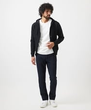 MNLCC55230 MICHEL KLEIN HOMME(ミッシェルクラン オム) デニム調ストレッチファイブポケットパンツ ネイビー