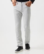 MNLCC55230 MICHEL KLEIN HOMME(ミッシェルクラン オム) デニム調ストレッチファイブポケットパンツ ライトグレー