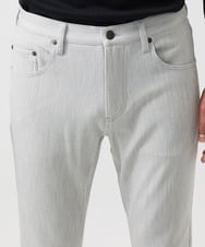 MNLCC55230 MICHEL KLEIN HOMME(ミッシェルクラン オム) デニム調ストレッチファイブポケットパンツ ライトグレー