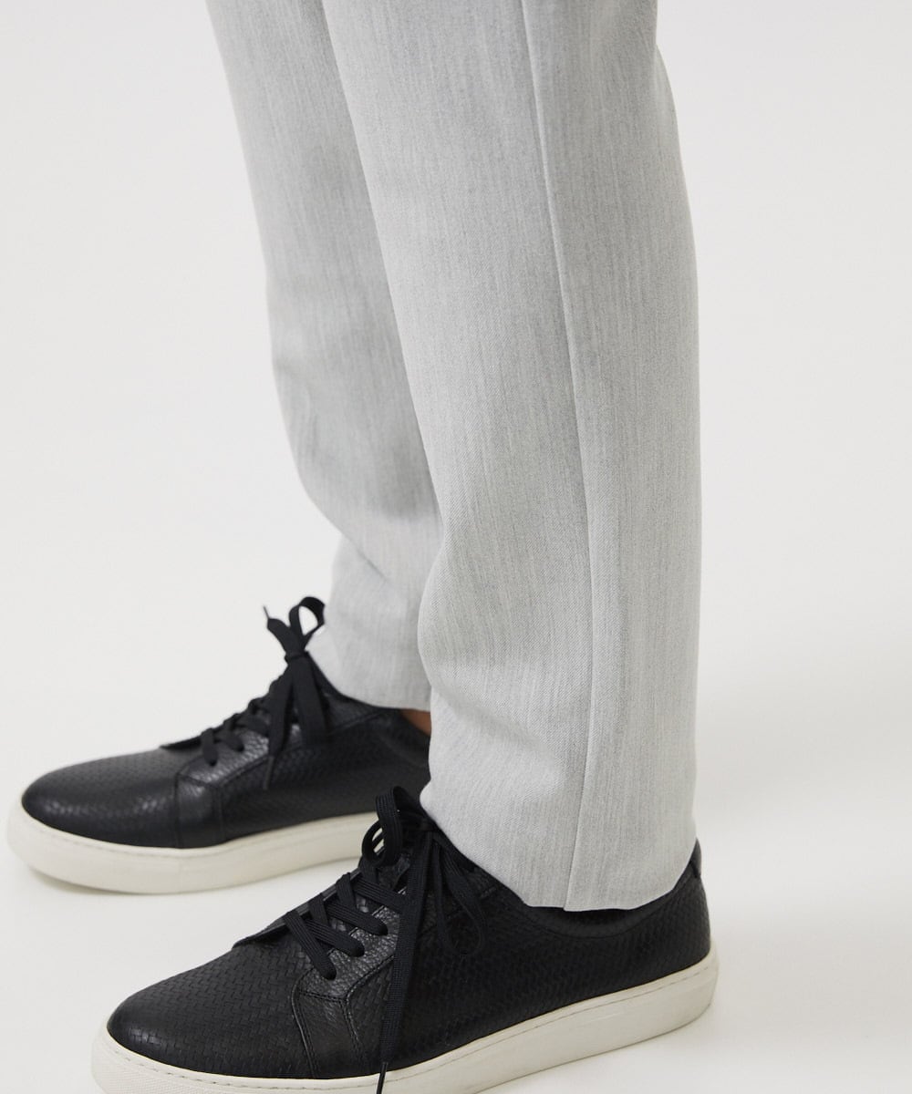 MNLCC55230 MICHEL KLEIN HOMME(ミッシェルクラン オム) デニム調ストレッチファイブポケットパンツ ライトグレー