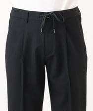 MNLCD51250 MICHEL KLEIN HOMME(ミッシェルクラン オム) 【セットアップ】ビックへリンボンスラックスパンツ ブラック