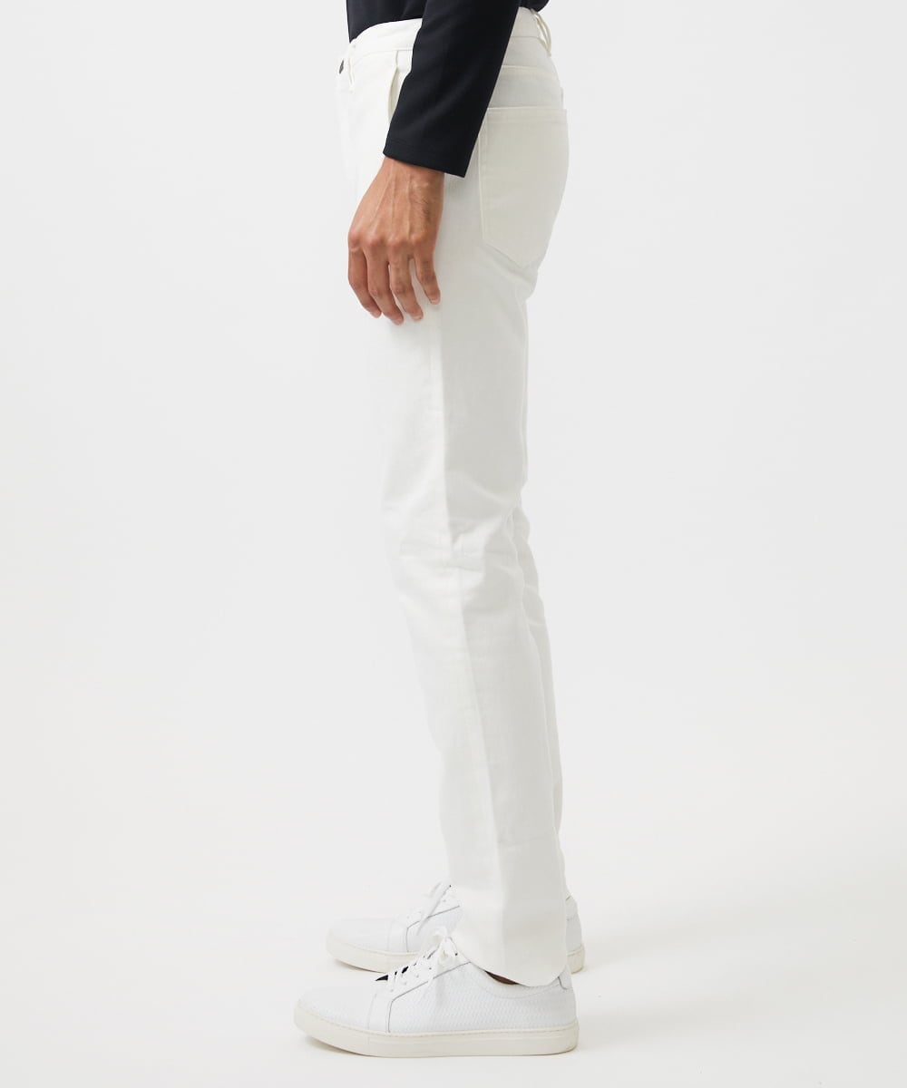 MNLDA53360 MICHEL KLEIN HOMME(ミッシェルクラン オム) 《日本製》ホワイトデニムパンツ ホワイト