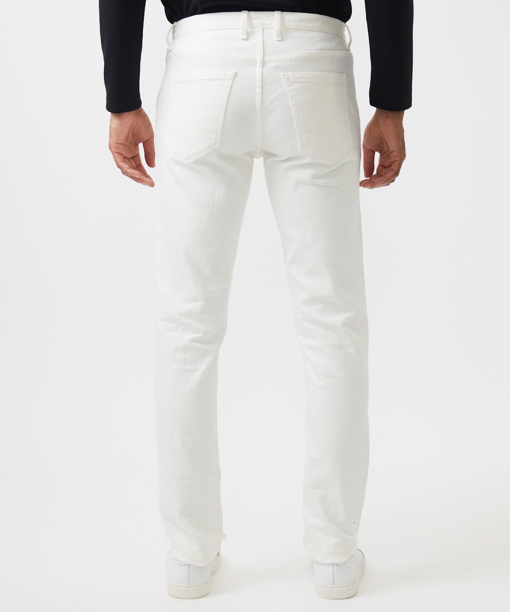 MNLDA53360 MICHEL KLEIN HOMME(ミッシェルクラン オム) 《日本製》ホワイトデニムパンツ ホワイト