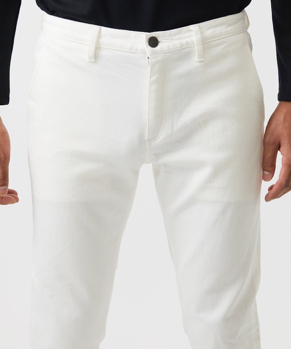 MNLDA53360 MICHEL KLEIN HOMME(ミッシェルクラン オム) 《日本製》ホワイトデニムパンツ ホワイト