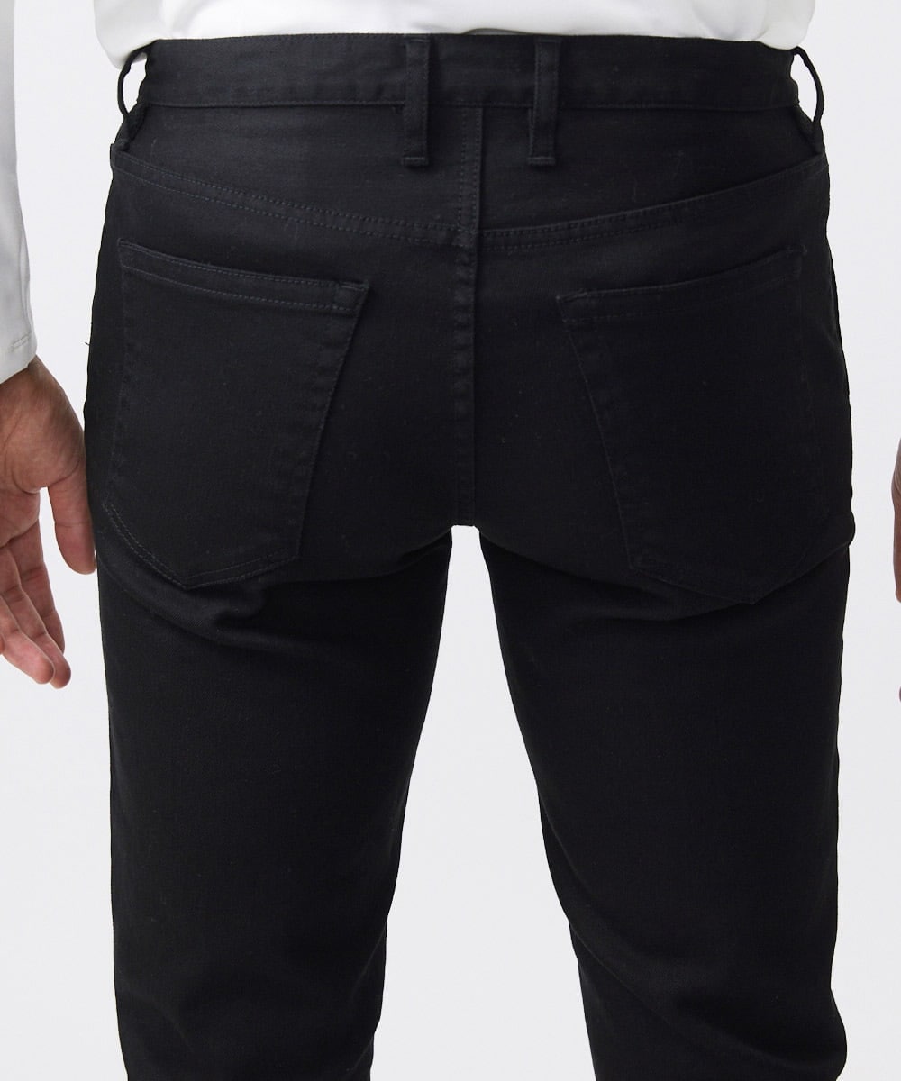 MNLDA54360 MICHEL KLEIN HOMME(ミッシェルクラン オム) 《日本製》ブラックデニムパンツ ブラック