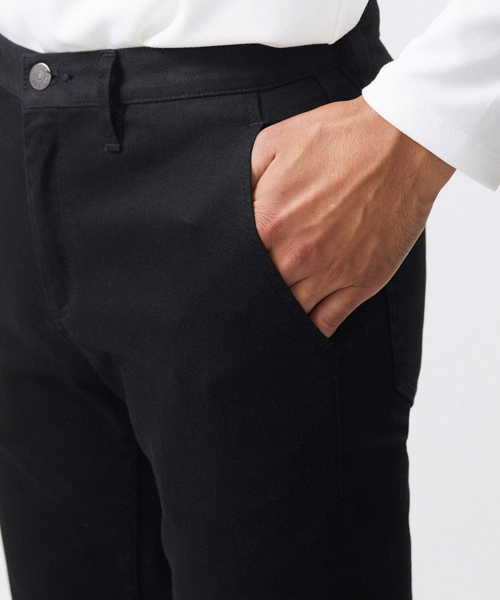 MNLDA54360 MICHEL KLEIN HOMME(ミッシェルクラン オム) 《日本製》ブラックデニムパンツ ブラック