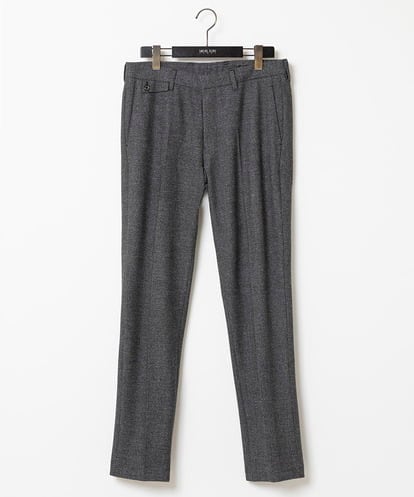 MNLDC09230 MICHEL KLEIN HOMME ツイード調ストレッチスラックスパンツ セットアップ