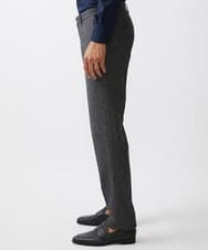 MNLDC09230 MICHEL KLEIN HOMME(ミッシェルクラン オム) ツイード調ストレッチスラックスパンツ セットアップ ダークグレー