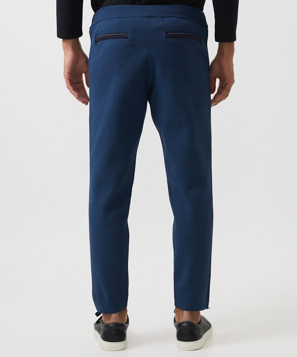 MNLDC52200 MICHEL KLEIN HOMME(ミッシェルクラン オム) 【2025年モデル】ニットトラックパンツ セットアップ ブルー