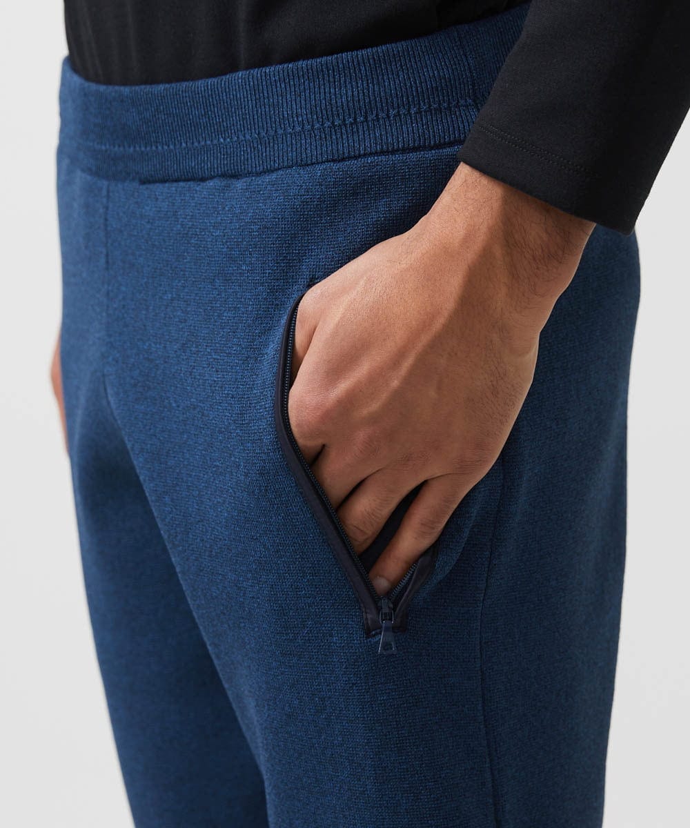 MNLDC52200 MICHEL KLEIN HOMME(ミッシェルクラン オム) 【2025年モデル】ニットトラックパンツ セットアップ ブルー