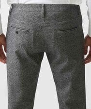MNLDC58200 MICHEL KLEIN HOMME(ミッシェルクラン オム) ツイード調ストレッチ5ポケットパンツ セットアップ グレー