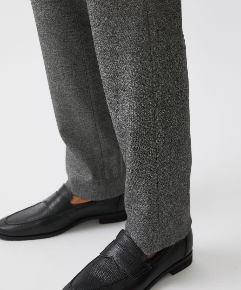 MNLDC58200 MICHEL KLEIN HOMME(ミッシェルクラン オム) ツイード調ストレッチ5ポケットパンツ セットアップ グレー