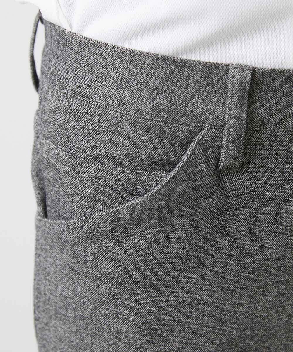 MNLDC58200 MICHEL KLEIN HOMME(ミッシェルクラン オム) ツイード調ストレッチ5ポケットパンツ セットアップ グレー