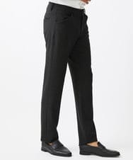MNLDC58200 MICHEL KLEIN HOMME(ミッシェルクラン オム) ツイード調ストレッチ5ポケットパンツ セットアップ ブラック