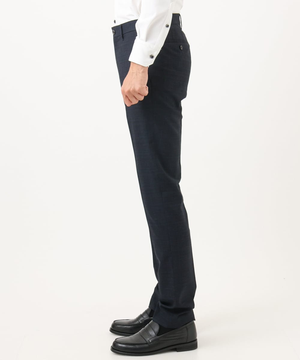 MNLDD01230 MICHEL KLEIN HOMME(ミッシェルクラン オム) 【セットアップ】3ピース対応スラックスパンツ ネイビー