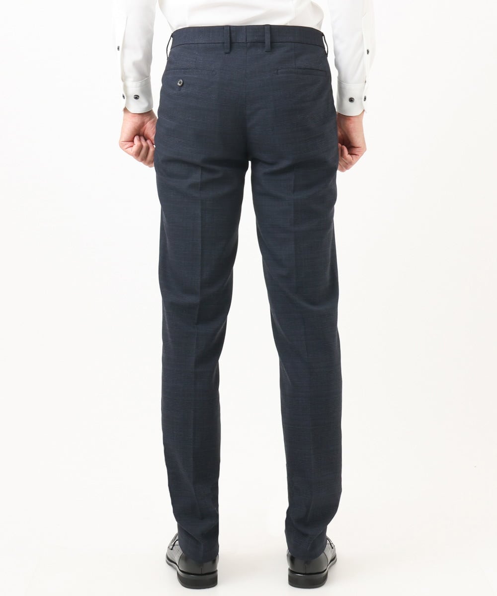 MNLDD01230 MICHEL KLEIN HOMME(ミッシェルクラン オム) 【セットアップ】3ピース対応スラックスパンツ ネイビー