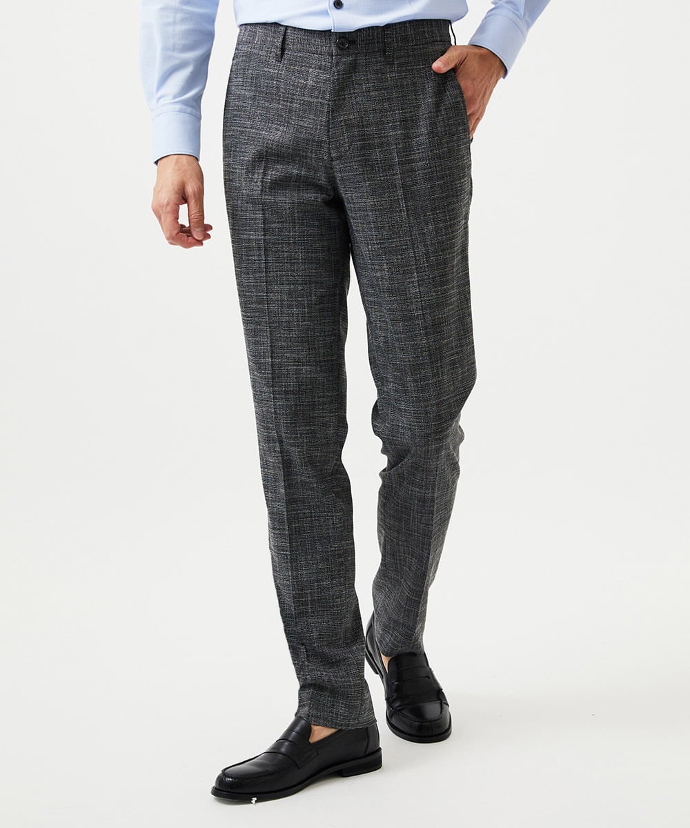 MNLDD01230 MICHEL KLEIN HOMME(ミッシェルクラン オム) 【セットアップ】3ピース対応スラックスパンツ グレー