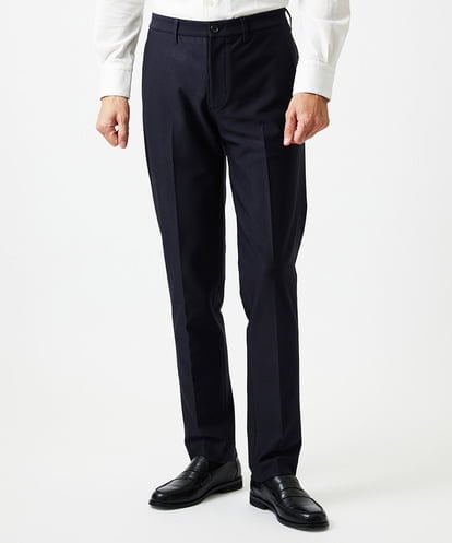 MNLDD09230 MICHEL KLEIN HOMME トリコットストレッチスラックスパンツ