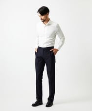 MNLDD09230 MICHEL KLEIN HOMME(ミッシェルクラン オム) トリコットストレッチスラックスパンツ ネイビー