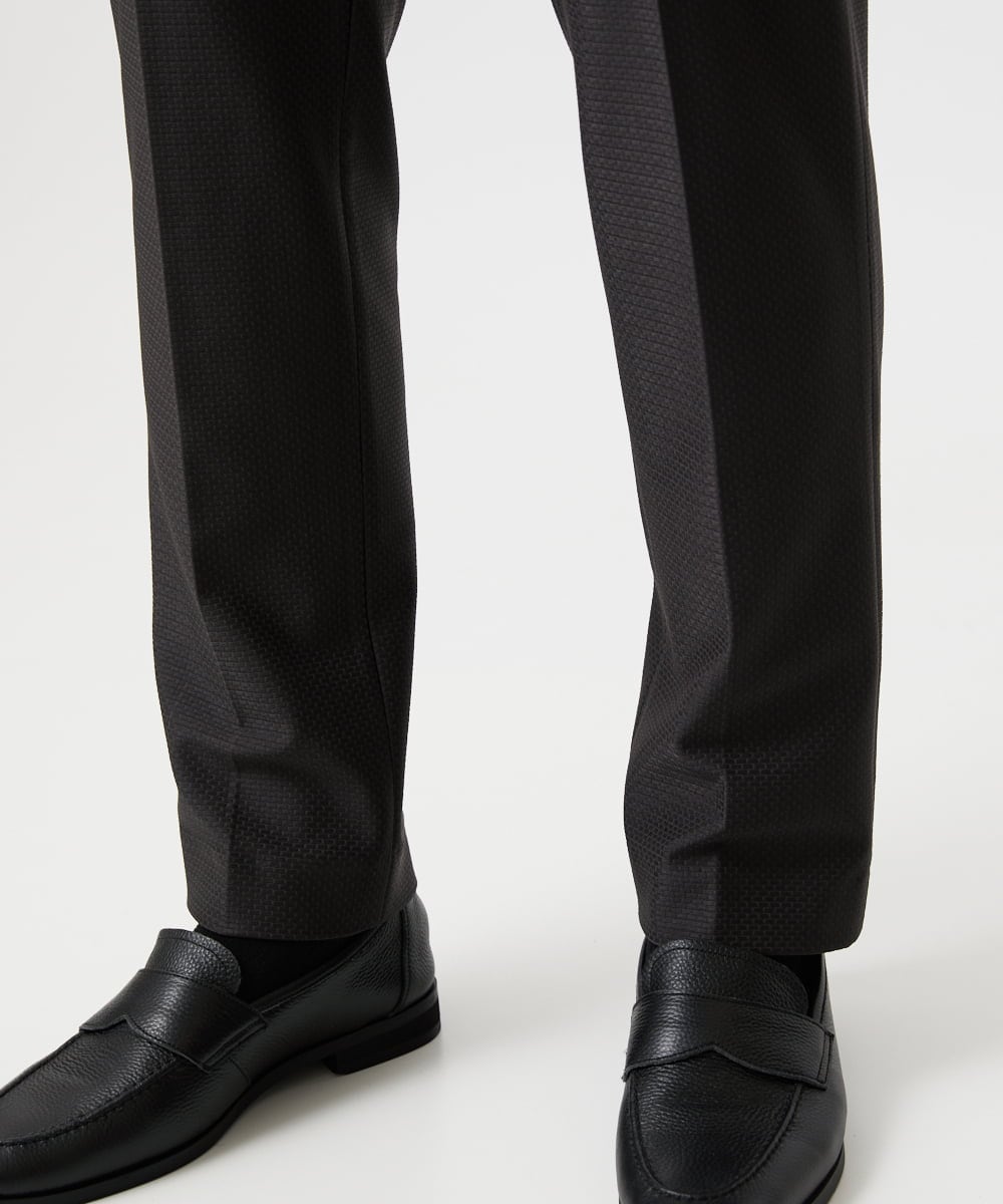 MNLDD09230 MICHEL KLEIN HOMME(ミッシェルクラン オム) トリコットストレッチスラックスパンツ ダークグレー