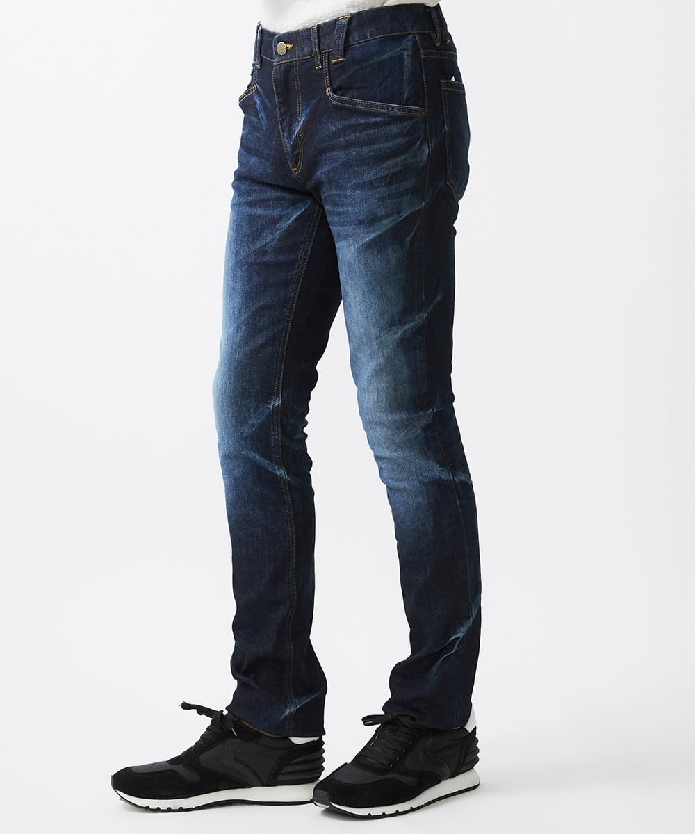 MNLDD26330 MICHEL KLEIN HOMME(ミッシェルクラン オム) 《日本製》ブルーオーシャンデニムパンツ ネイビー