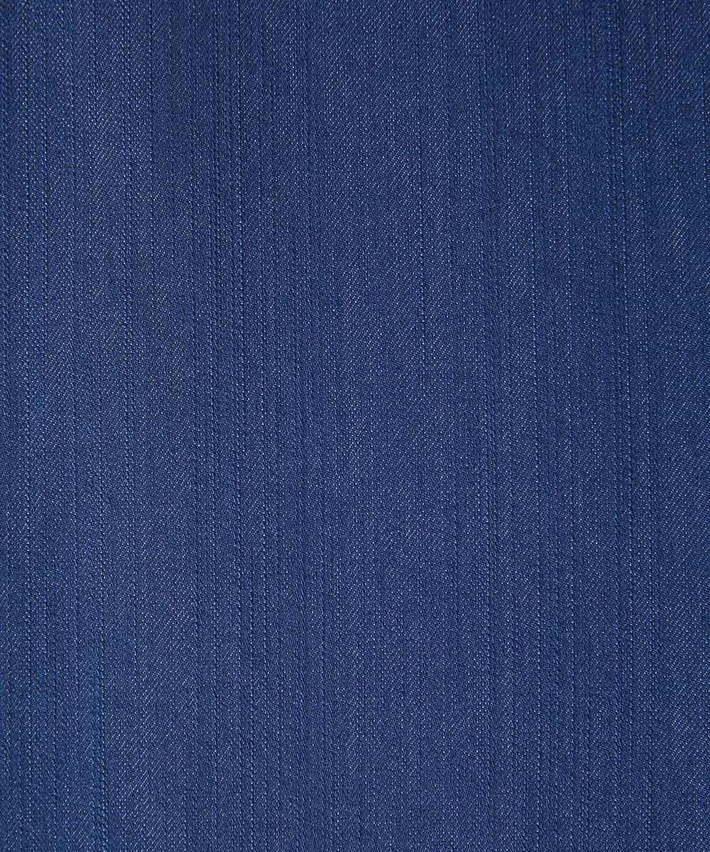 MNLDD50170 MICHEL KLEIN HOMME(ミッシェルクラン オム) 【撥水】プレビアシャンブレー5ポケットパンツ ブルー