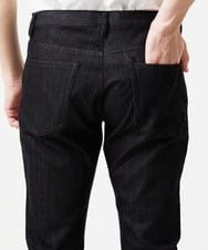 MNLDD50170 MICHEL KLEIN HOMME(ミッシェルクラン オム) 【撥水】プレビアシャンブレー5ポケットパンツ ブラック