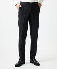 MNLDF05250 MICHEL KLEIN HOMME(ミッシェルクラン オム) ストライプスラックスパンツ ダークグレー