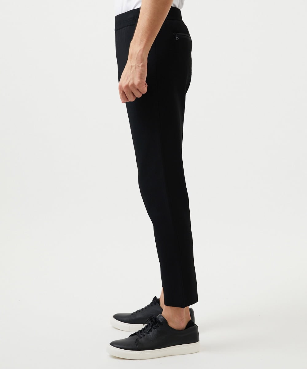 MNLDF52200 MICHEL KLEIN HOMME(ミッシェルクラン オム) 【セットアップ】ニットジョガーパンツ ブラック