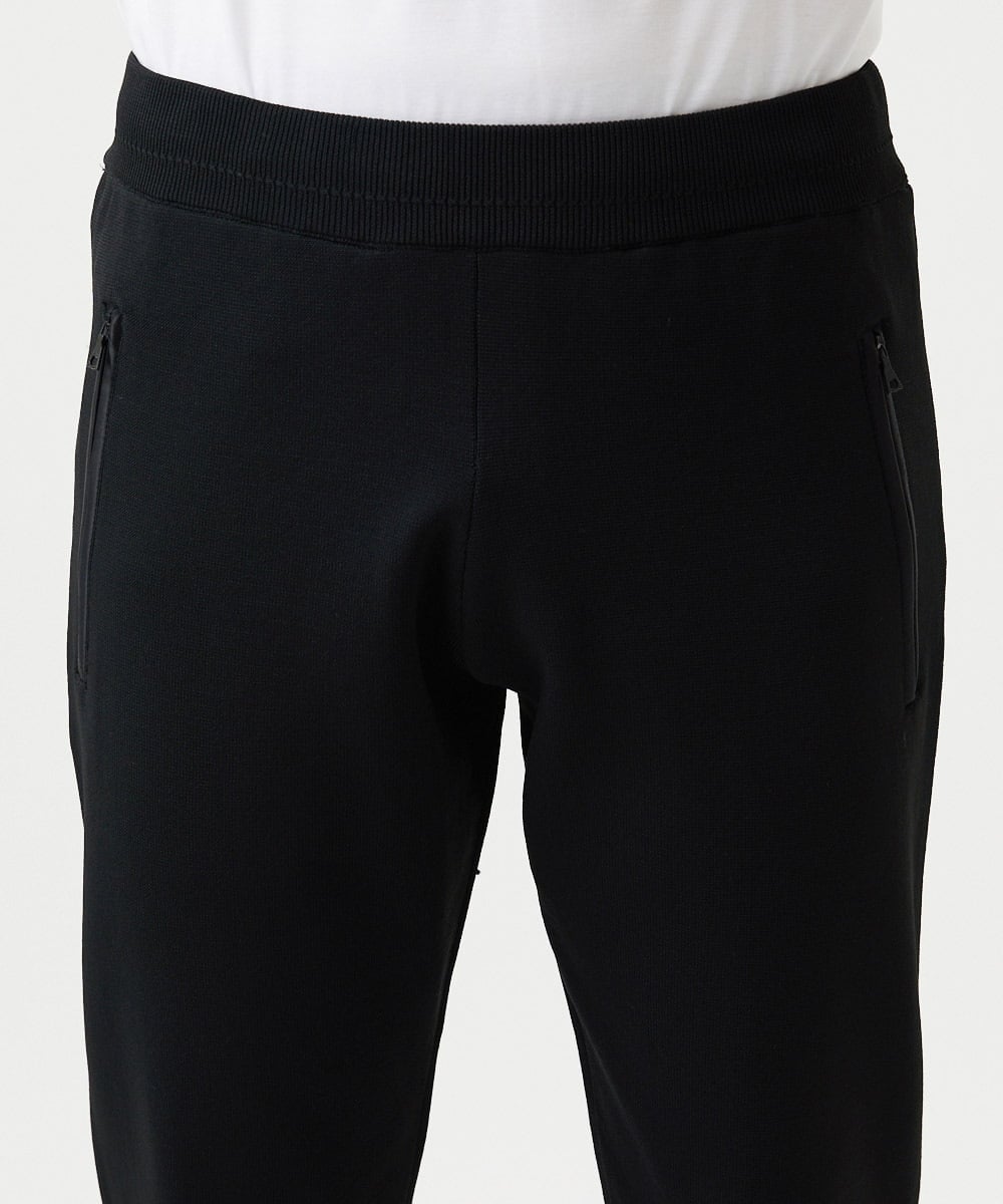 MNLDF52200 MICHEL KLEIN HOMME(ミッシェルクラン オム) 【セットアップ】ニットジョガーパンツ ブラック