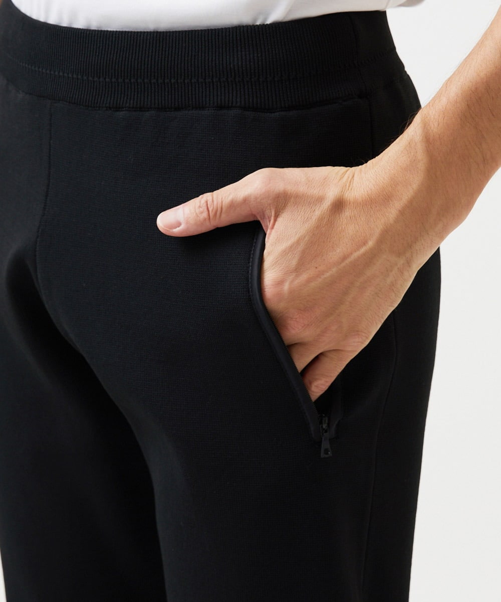 MNLDF52200 MICHEL KLEIN HOMME(ミッシェルクラン オム) 【セットアップ】ニットジョガーパンツ ブラック