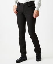 MNLDF55230 MICHEL KLEIN HOMME(ミッシェルクラン オム) デニム調ストレッチファイブポケットパンツ ブラウン