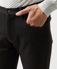 MNLDF55230 MICHEL KLEIN HOMME(ミッシェルクラン オム) デニム調ストレッチファイブポケットパンツ ブラウン