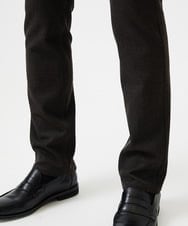 MNLDF55230 MICHEL KLEIN HOMME(ミッシェルクラン オム) デニム調ストレッチファイブポケットパンツ ブラウン