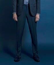 MNLDS01190 MICHEL KLEIN HOMME(ミッシェルクラン オム) オックススラックスパンツ ブルー(55)