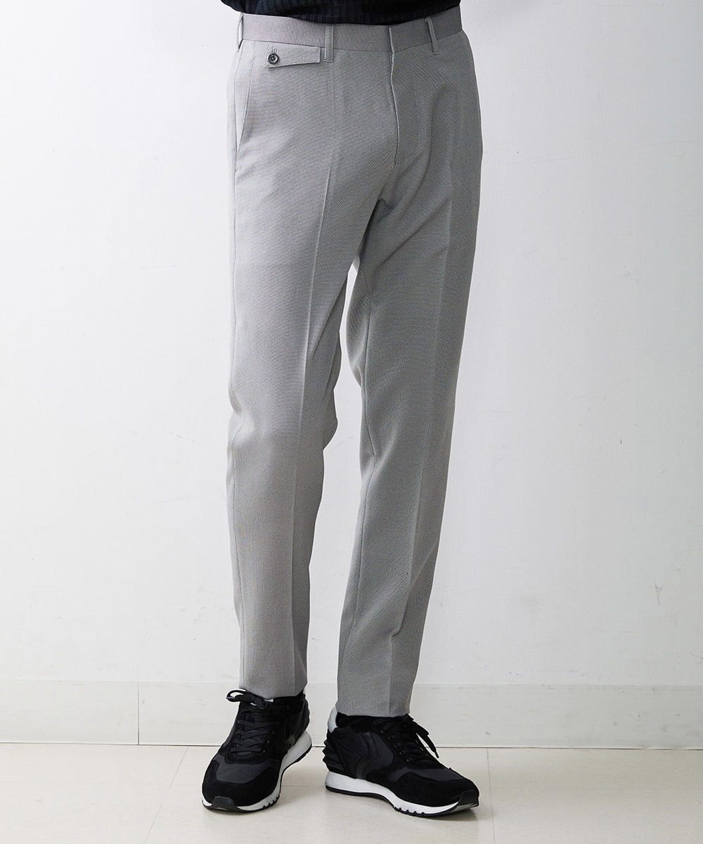 MNLDS01190 MICHEL KLEIN HOMME(ミッシェルクラン オム) オックススラックスパンツ ライトグレー(91)