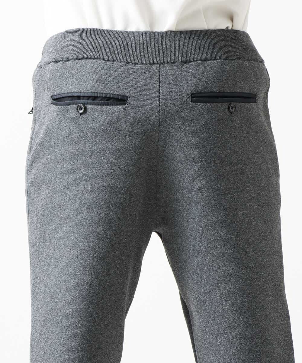 MNLDV40190 MICHEL KLEIN HOMME(ミッシェルクラン オム) 【2024年モデル】ニットトラックパンツ セットアップ ダークグレー