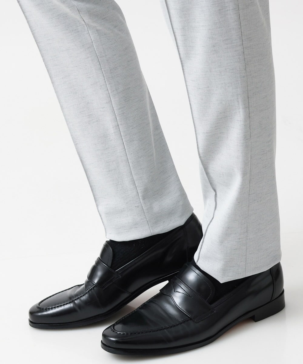 MNLDV53230 MICHEL KLEIN HOMME(ミッシェルクラン オム) テーパードスラックスパンツ ライトグレー