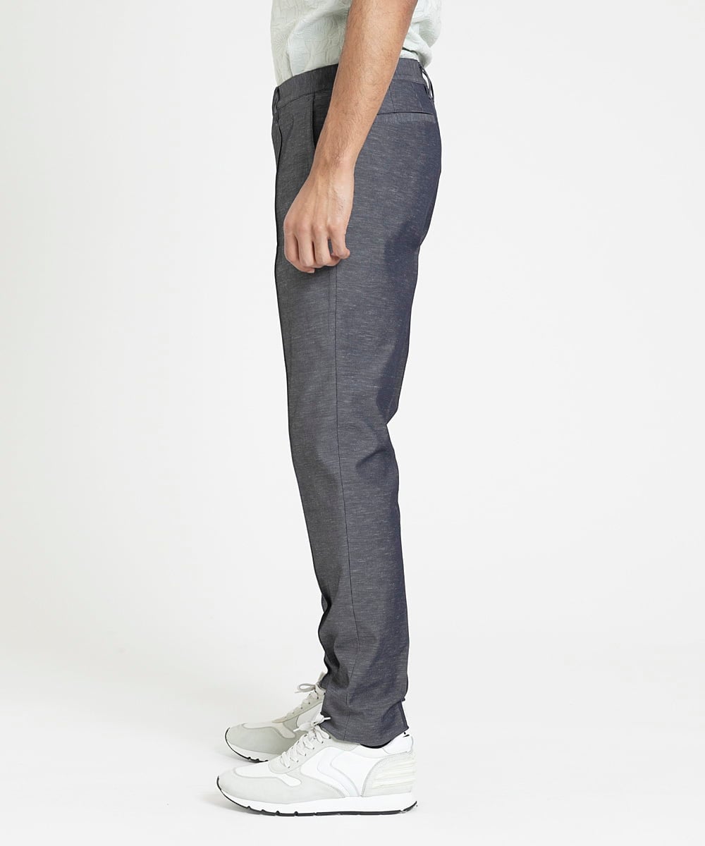 MNLDV53230 MICHEL KLEIN HOMME(ミッシェルクラン オム) テーパードスラックスパンツ ダークグレー