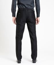 MNLDV57250 MICHEL KLEIN HOMME(ミッシェルクラン オム) ジャガードスラックスパンツ セットアップ ブラック