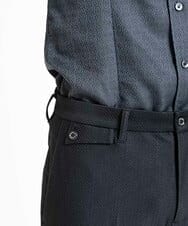 MNLDV57250 MICHEL KLEIN HOMME(ミッシェルクラン オム) ジャガードスラックスパンツ セットアップ ブラック