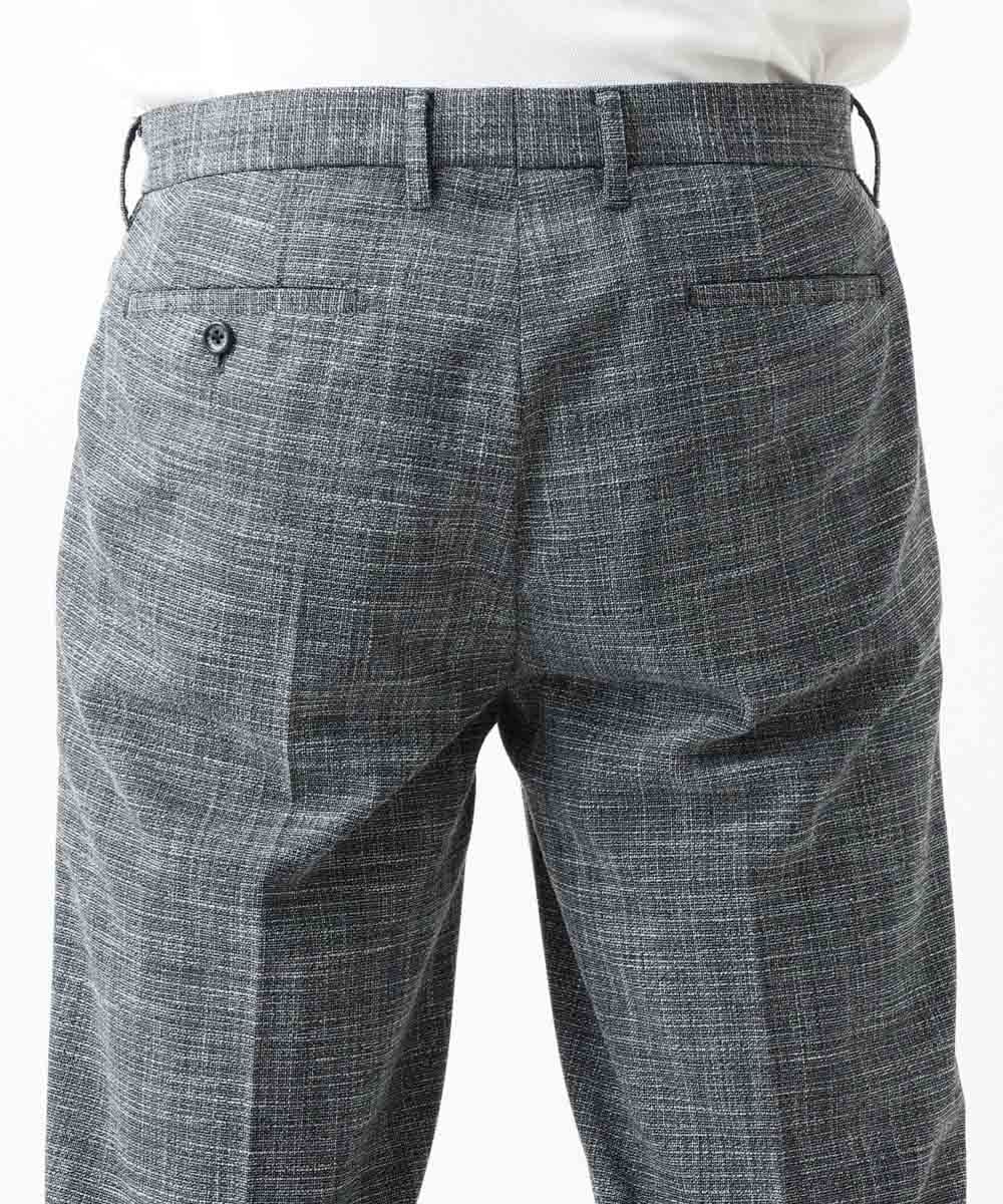 MNLDX04230 MICHEL KLEIN HOMME(ミッシェルクラン オム) ベーシックスラックスパンツ セットアップ グレー