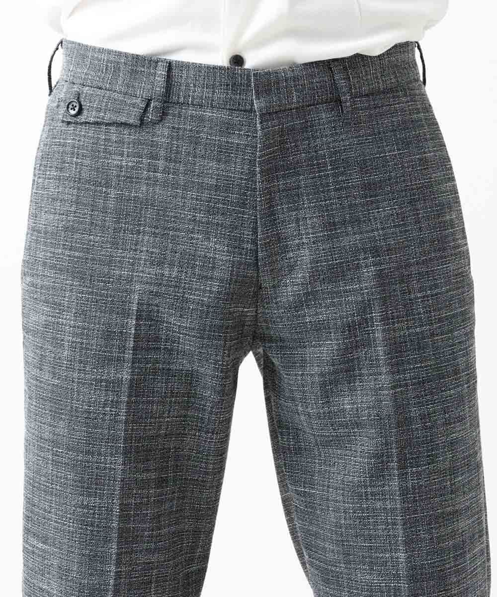 MNLDX04230 MICHEL KLEIN HOMME(ミッシェルクラン オム) ベーシックスラックスパンツ セットアップ グレー