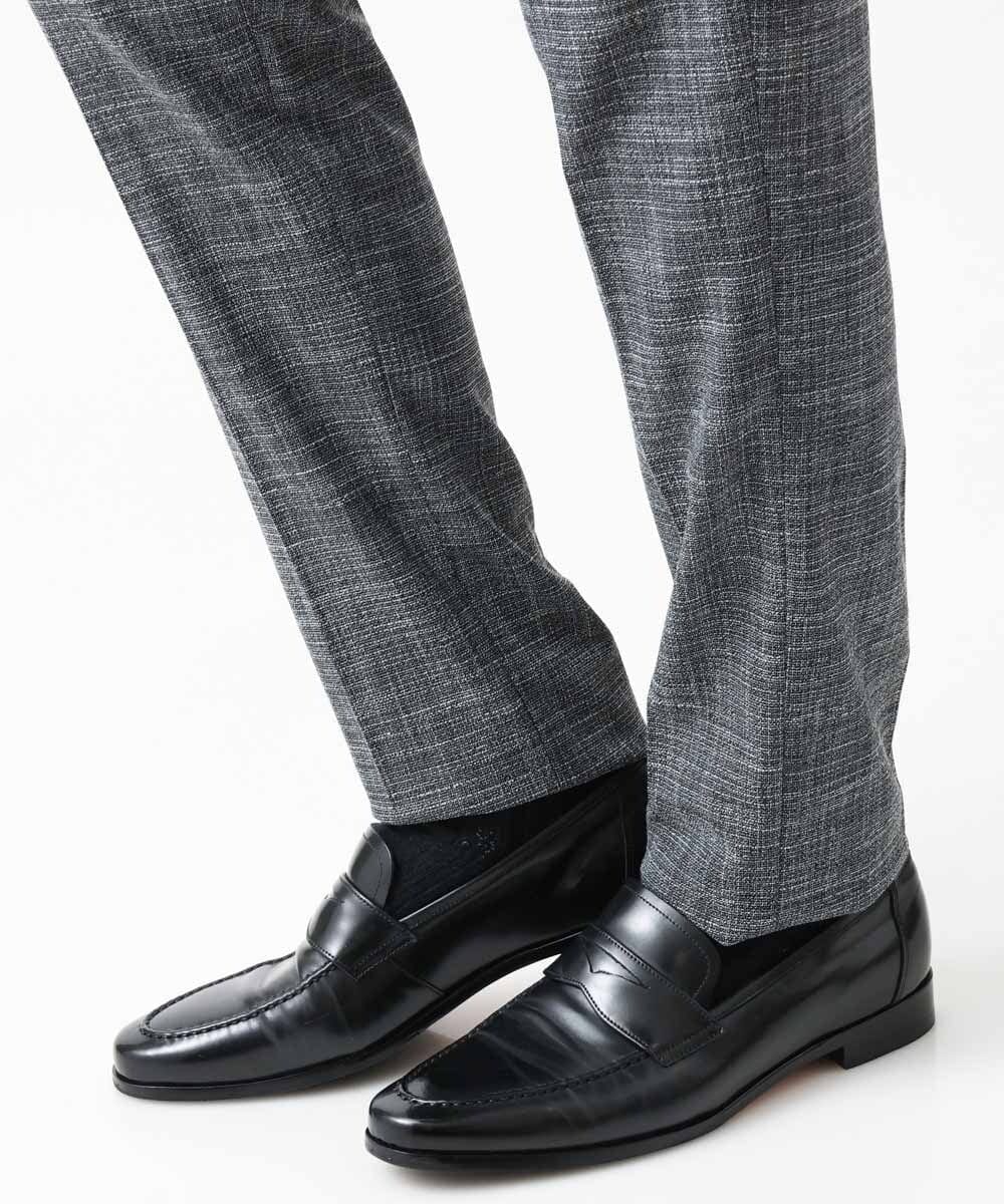 MNLDX04230 MICHEL KLEIN HOMME(ミッシェルクラン オム) ベーシックスラックスパンツ セットアップ グレー